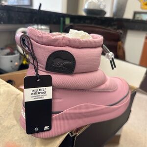 Sorel Pink Waterproof Winter Boots